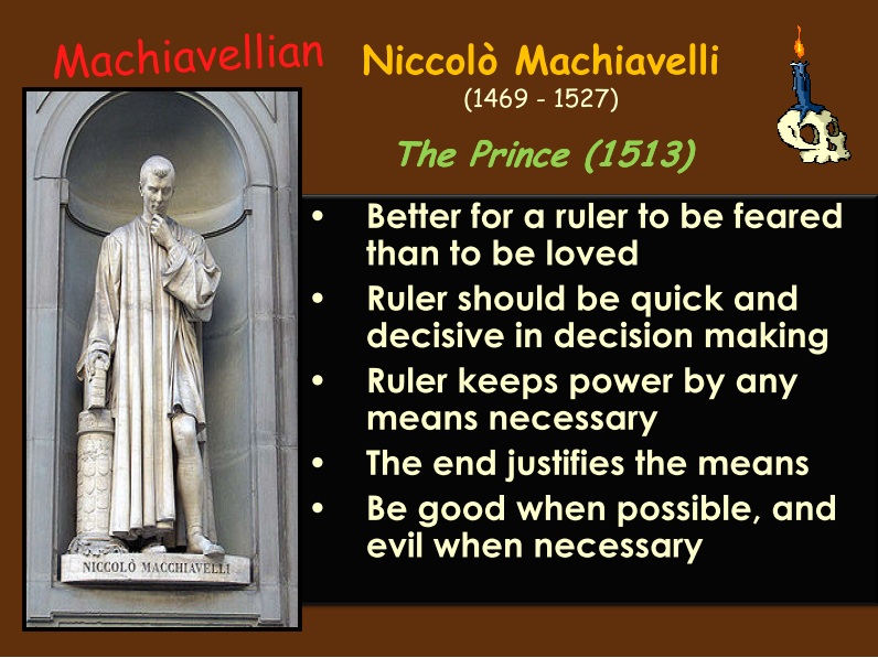 Niccolo machiavelli the prince book report